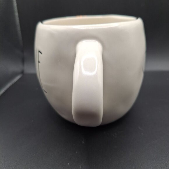 Rae Dunn Artisan Collection Love Mug With Double Heart Design Gold Rim - Picture 4 of 6